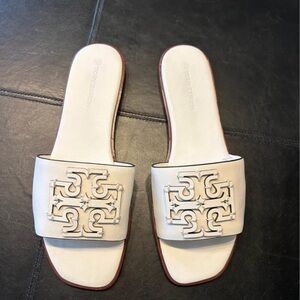 Tory Burch Cream Slide Sandals 9.5, 10.5, 11